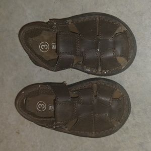 Smart Fit brown sandals size 3
